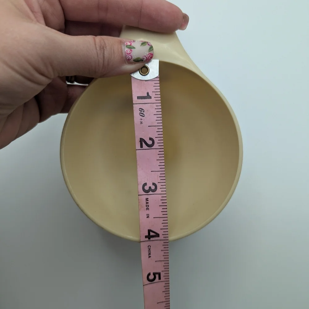 Vintage Foley Plastic Funnel Harvest Almond Beige 4
